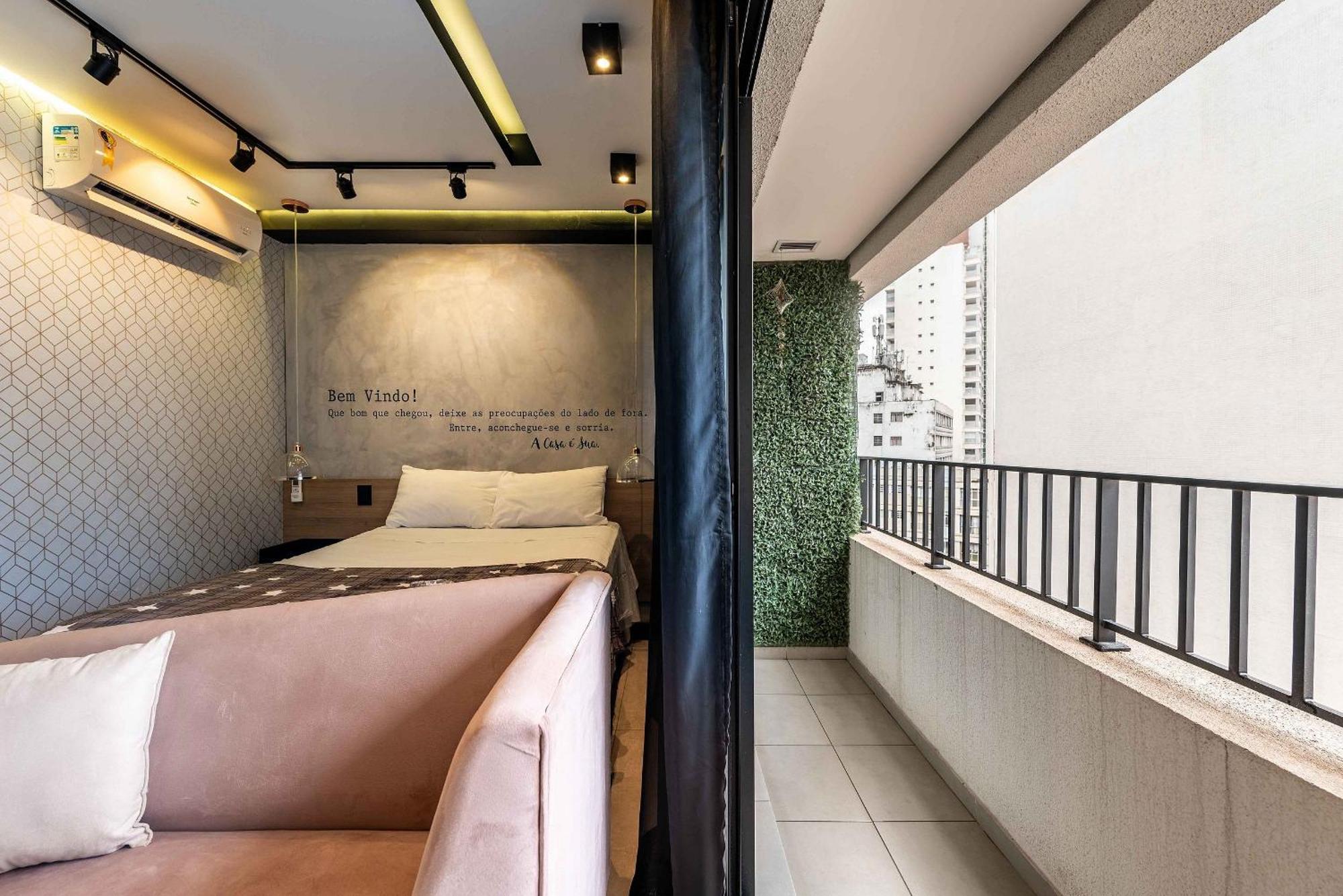 Ms906 Studio Aconchegante Na Bela Vista Com Vaga São Paulo Exteriör bild